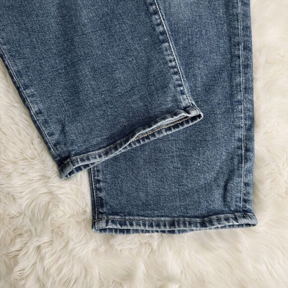 Gap Girlfriend Ankle Jeans Plus 20 (41x25) Blue Denim Stretch Womens - Picture 7 of 9